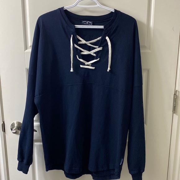 Nashville Spirit Jersey size medium. Navy with white laced v neck and letters - Picture 2 of 4